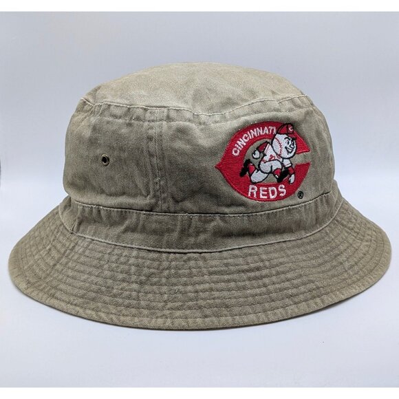 Cincinnati Reds Bucket Hat Vintage Cap MLB Baseball Boonie Safari Adult OSFM - Picture 1 of 5